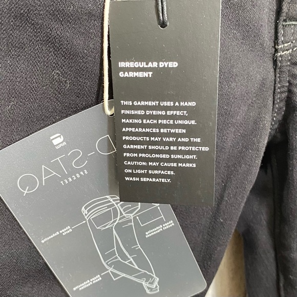 G-Star Raw D-STAQ Black Mid Rise Skinny Jeans NEw W24 L30 - Picture 10 of 14